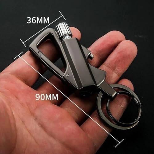Image of Smoke King Stealth Flame Keylighter Black Lighter