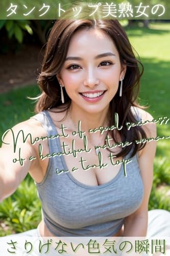 タンクトップ美熟女のさりげない色気の瞬間: 熟女写真集