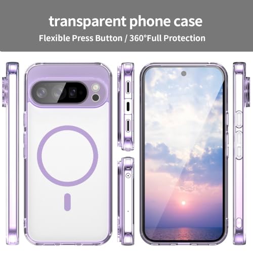 Coque Google Pixel 10A bleu clair antichoc en silicone transparent - 3