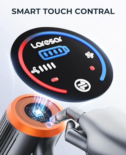 450W 38Kpa Cordless Vacuum with LED Screen & 1.5L Dust Cup
