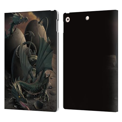 Étui portefeuille iPad 10.2 Vincent HIE Descendance Dragons en cuir