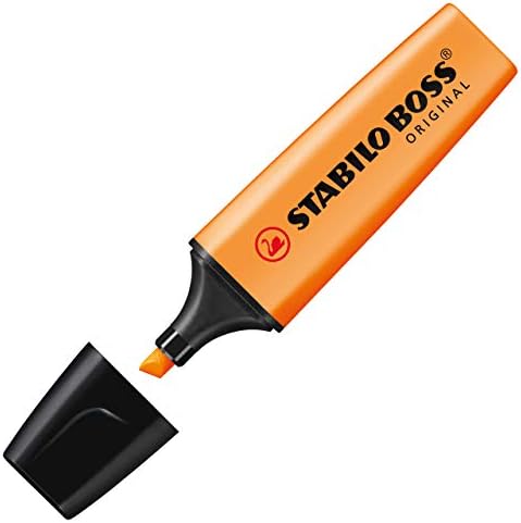 STABILO Highlighter Pen BOSS ORIGINAL Box of 10 Orange