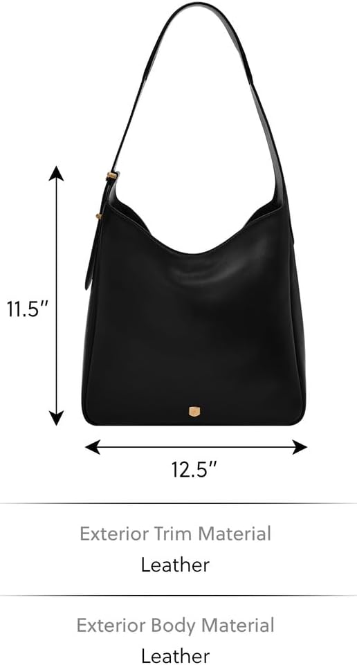 Fossil Women's Dillon Leather Hobo Bag - Image 7