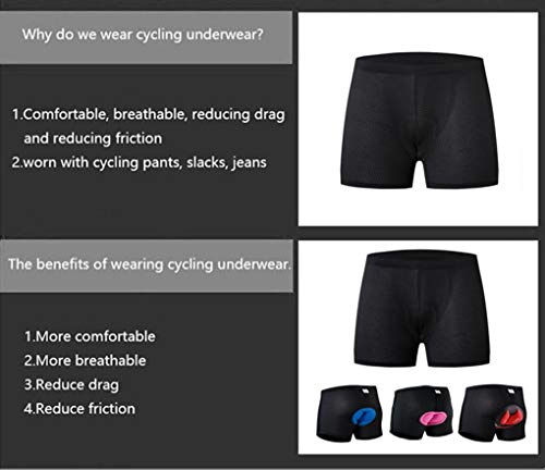 Roupa íntima masculina 9D acolchoada de gel de sílica para ciclismo, ciclismo, ciclismo, shorts, cic