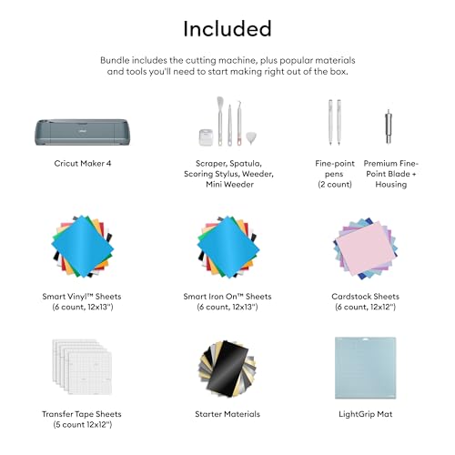 Cricut Maker 4 Kit Essentials