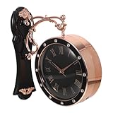 Style moderne polyvalent : en tant qu'horloge murale moderne, son look minimaliste et ses éléments d'horloge murale de style européen améliorent les intérieurs modernes et classiques, rehaussant la décoration de votre maison, horloges murales décoratives, horloge suspendue décorative