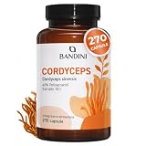 Bandini® Cordyceps Sinensis 19.500 mg, 270 Capsule (Estratto CS-4 10:1)