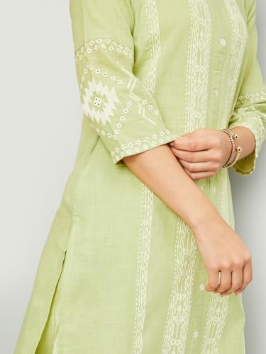 Image of Max Women's Cotton Regular Fit Casual Kurta