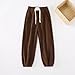 Pants for Boys Girls Straight Elastic Waist Jogger Sweatpants Lightweight Plus Size Hiking Fashion Kids Trousers 2025
