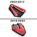 MOWOK For Goldwing GL1800 2002-2017 and 2018-2024 Goldwing GL1800 1800 Motorcycle Side Stand Extension Kickstand foot Pad (Year 2018-2024 (Red))