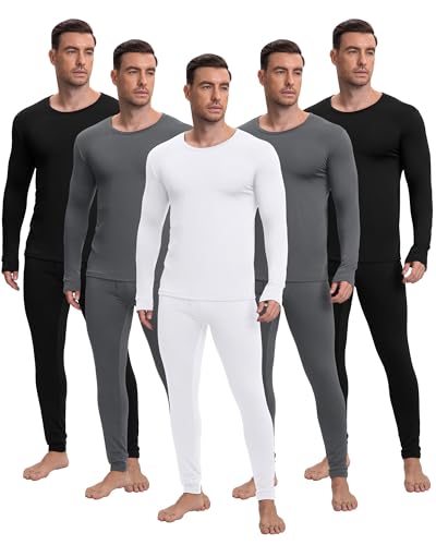 Sous-vêtement thermique homme anti-froid en polaire pour l'hiver rigoureux