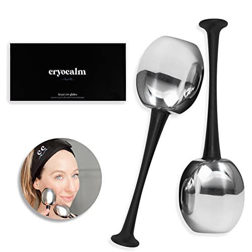Facial Massager - The Ice Roller For Facials, Cryo Sticks, Massage Your Face With Ice Ball Roller - Professional Ice Roller Globes For Face-Frozen Ice Roller Ball - Ice Facial Rollers For Face #TOP23