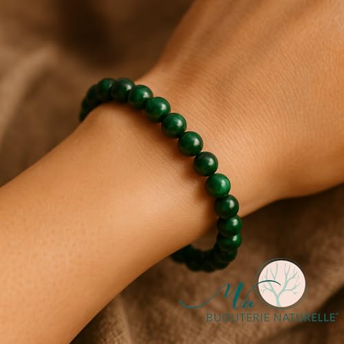 Bracelet malachite création artisanale pour le bien être quotidien