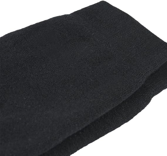 Navjai Woolen Thermal Warm Leg Warmers and Fingerless long Sock for Protective Knee Cap for Winter Wear Girls & Women Leg Warmer Knee High Footless Socks Pack of 1 Pair (Black, Free) 3
