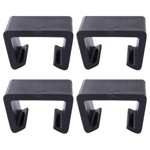 OSALADI Clips para Sofá Seccional de Ratán Negro 5,25 Cm 4 Piezas, Conectores Creativos para Muebles de Sala, Oficina y Exterior, Fijadores Antideslizantes para Sillas y Sofás