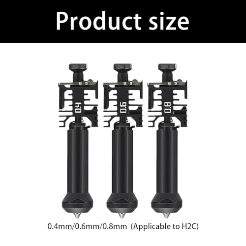 Hotend imprimante 3D ABS durable éliminant les blocages de buses H2C laboratoire