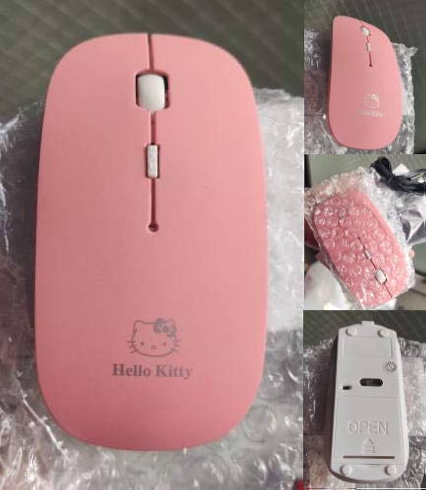 Amazon | マウス ハローキティ ねこ 猫 充電式 無線 kity usb 顔