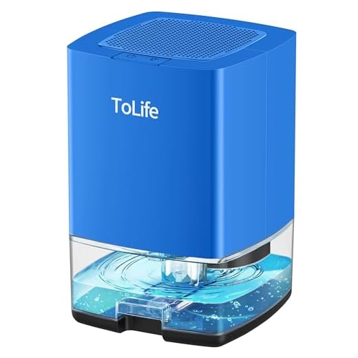 Dehumidifier, ToLife Dehumidifiers for Bedroom, 95 OZ Water Tank, (950 sq.ft) Quiet Small Dehumidifiers for Basement Home Bathroom with Auto Shut Off, 7 Colors LED Light, Grey