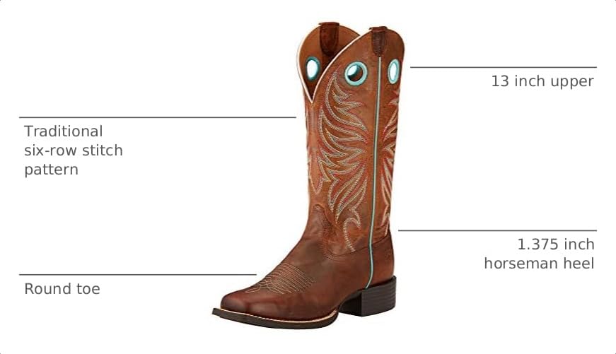 Image of Ariat Women's Round Up Ryder Western Cowboy Boot