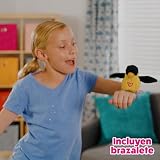 Famosa Happy Yappers Oriol - Interaktywna muszka śpiewająca, poruszająca skrzydłami i powtarza to, co mówisz, w zestawie bransoletka i kabel ładujący, dostępny model Oriol z 6 różnych (HPA00600)