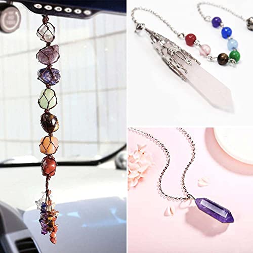 Chakra Stone Healing Crystals Set in Box, Natural Reiki Gemstone Wand Set for Meditation Crystal Therapy Anxiety Relief Balancing Yoga Crystals and Gemstones for beginner(14pcs) - Image 5