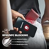 VULKIT Slim Money Clip Wallets - Thin RFID Credit Card Holder Minimalist Front Pocket Wallet for Men, Leather with Magnetic Money Clip, Holds Cash & Cards(Espresso) - Image 4