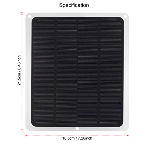 Zuzzee 10W Solar Panel Exhaust Fan Kit, Usb Portable Solar Powered Fan Outdoor Ip65 Waterproof Fan For Chicken House Greenhouse Pet Houses Camping Cooling #TOP1
