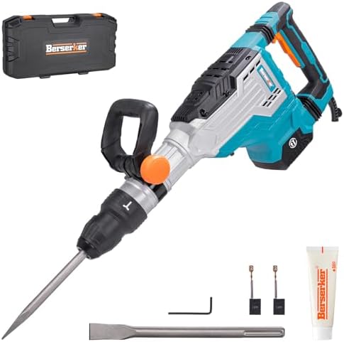 Berserker 1700W 25-Pound SDS-Max Demolition Jack Hammer 65H,14-Am...