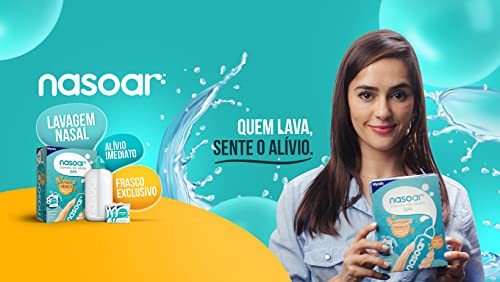NASOAR DESCONGESTIONANTE NASAL 30 ENVELOPES DE 2,160G CADA + LAVADOR NASAL DE 240ML