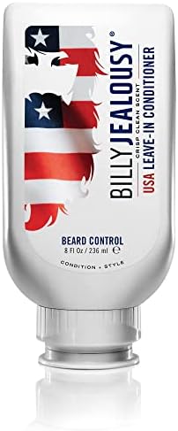 Billy Jealousy Beard Control Leave In Beard Conditioner for Men with Aloe Leaf Juice and Jojoba Seed Oil, Softens Hair and Skin, Light Hold with Matte Finish