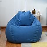 ✔【Remarque】Housse de pouf poire ne contient pas de remplissage, vous devez acheter le remplissage séparément, vous pouvez le remplir d'oreillers de doux, de couvertures et d'autres choses qui occupent de l'espace dans le placard. Accessoire idéal pour protéger vos meubles des animaux de compagnie, des enfants et de toutes sortes de taches.