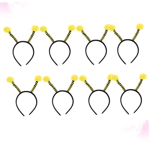 FRCOLOR 8Pcs Fantasias Bandana Amarela Fantasias Para Adultos Cocar Cosplay De Abelha Tiaras De Fest