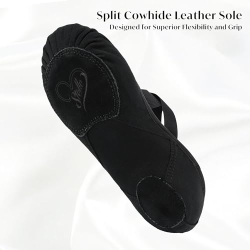Image of Stelle Ballet Shoes Women Highly Stretch Canvas Dance Slippers Ballet Flats