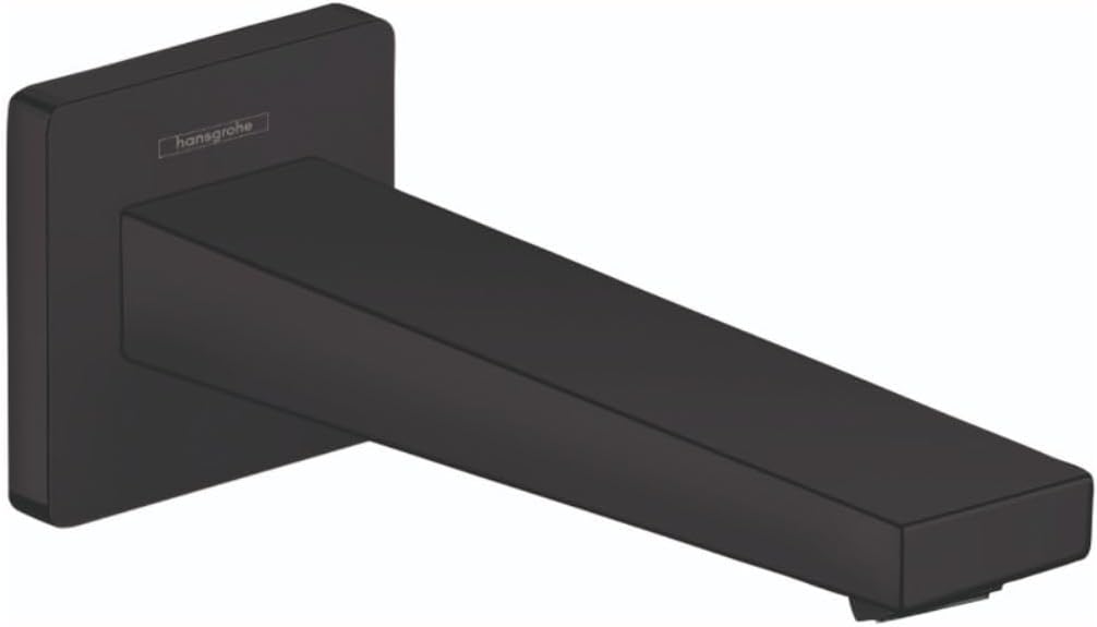 hansgrohe Premium 3-inch Modern Coordinating matte black, 32542671 Tub Spout