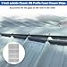 Sthovd Outside 9 in Foam for Metal Roofs Foam for Metal Classic Rib Profile Foam Closure Strips Fit for Roofing R Panels 3 Feet Long Roof Closure Strips-10 Pcs