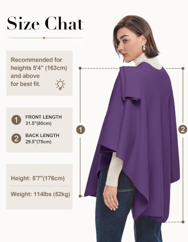 Image of PULI Womens Cross Front Poncho Shawl Wrap Elegant Wedding Formal Gift