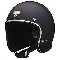 TT&CO. マットブラック フルフェイスヘルメット TT＆CO. バイク ヘルメット フルフェイスヘルメット スター