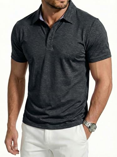 EKLENTSON Men's Short Sleeve Q...