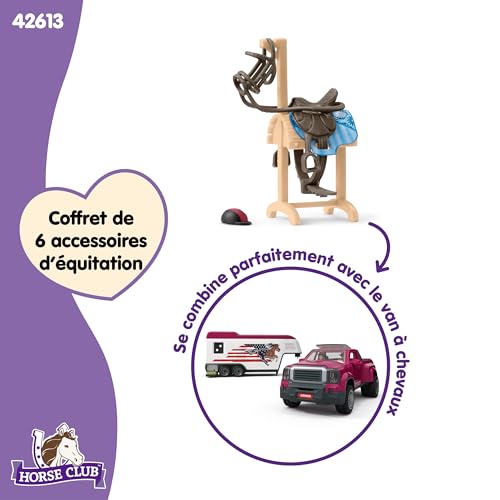 Schleich Horse Club | Accessoire Chariot Porte Selle & Brides 42613 – vue 4