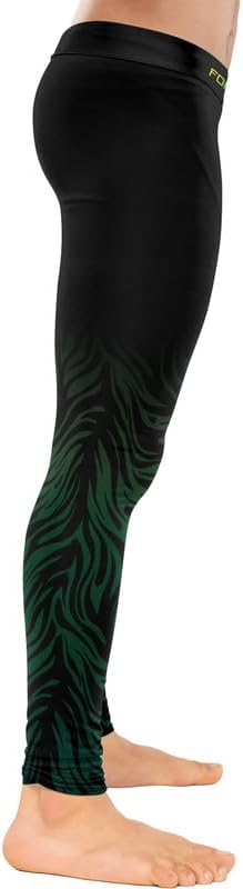 Predators Jiu Jitsu Compression Spats Men's Legging for Sports MMA BJJ Workout Wrestling