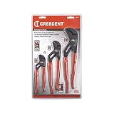 Crescent 3 Pc. Straight Jaw Tongue & Groove Plier Set 7", 10" & 12" - RT200SET3