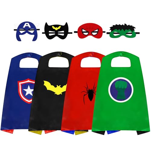 InPoTo Superhero Capes for Kids,Heroes Capes and...