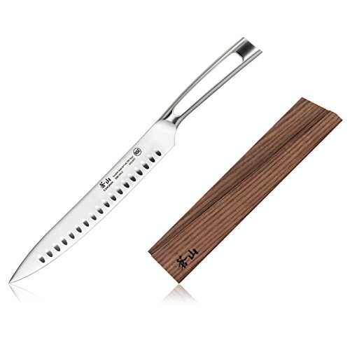 Flash Deals - 70% OFF Cangshan TN1 Series 1021844 Swedish Sandvik 14C28N Steel Forged 9-Inch Carving Knife and Wood Sheath Set 🔥 Crazy Deals Cangshan TN1 Series 1021844 Swedish Sandvik 14C28N Steel Forged 9-Inch Carving Knife and Wood Sheath Set