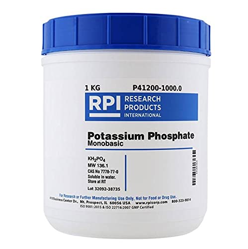 Research Products International Potassium Phosphate, Monobasic, ACS Grade, 1 Kilogram - RPI