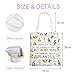 FUSTMW Plant Canvas Tote Bag Plants Gifts for Plant Lovers Shopping Bag Gift for Gardening Lovers Reusable Grocery Shoulder Bags (Plant Tote)