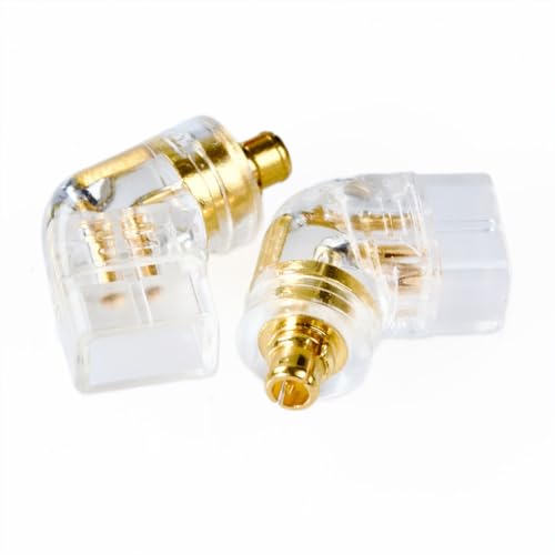 MMCX / Adaptador de 2 pines de 0,78 mm para auriculares IEM, Shure, Sony, Campfire, Fiio, 64Audio, Vision Ear, InEar, Oriolus, etc., adaptador Bluetooth IEM (2 pines hembra cóncavo a MMCX macho)