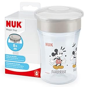 NUK Magic Cup Mickey Mouse Trinklernbecher Grau