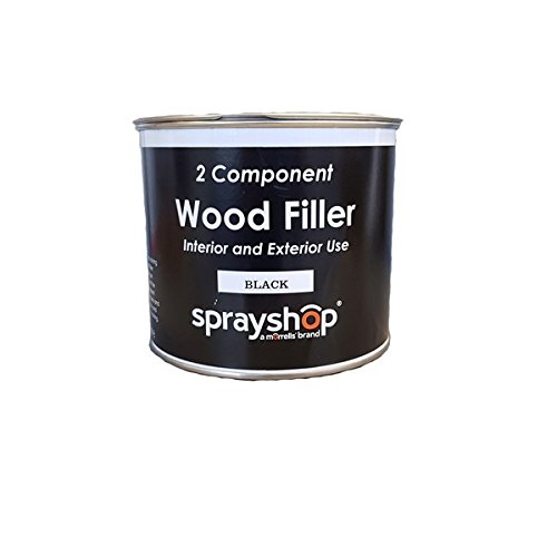 Morrells 2-Part Coloured Wood Fillers For Interior & Exterior Use (Black)