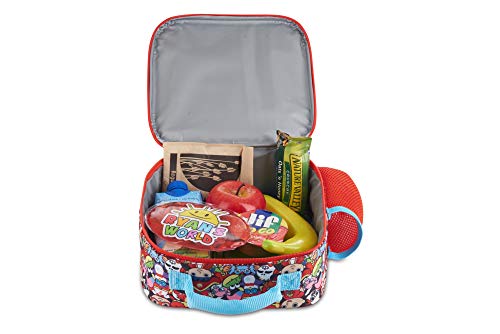 Ryan's World Lunch Box Set For Boys & Girls, Stainless Steel Water Bottle With Carabiner Clip And Ice Pack, Insulated & Waterproof Lunch Bag With Zipper, 4 Pieces #TOP3