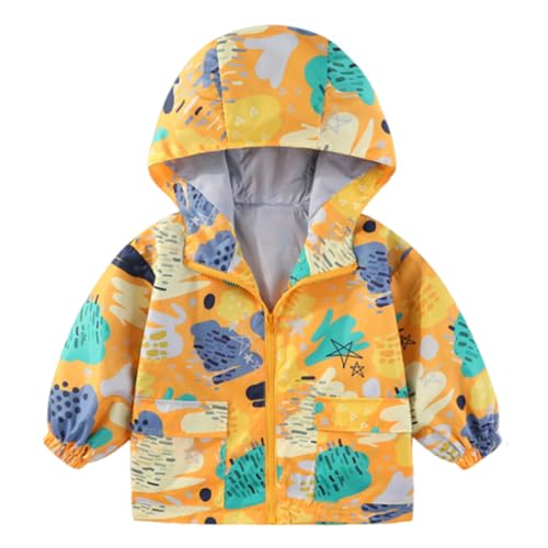 Image of Kids Boys' Windbreaker Jacket, Boys Zip Up Hoodie Coat Transitional Late Spring /Early Fall Jackets for Kids